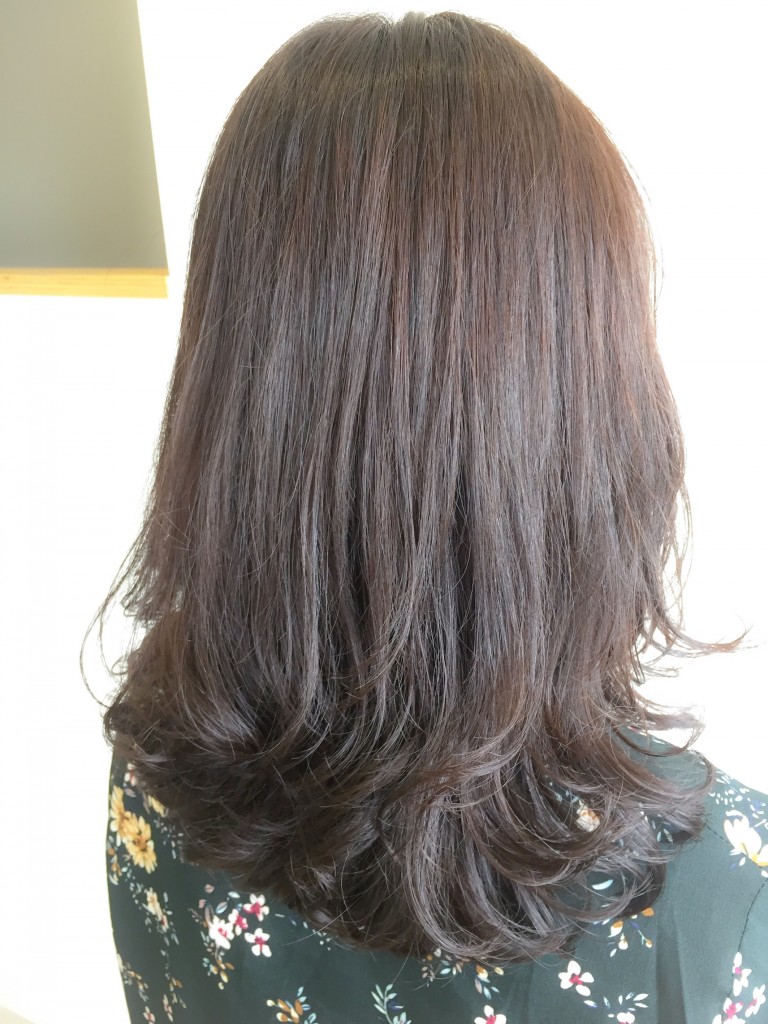 ほんのりラベンダーグレーな髪色　｜別府市　イルミナカラー　キラ水　取り扱い美容室Rangali（ランガリ）