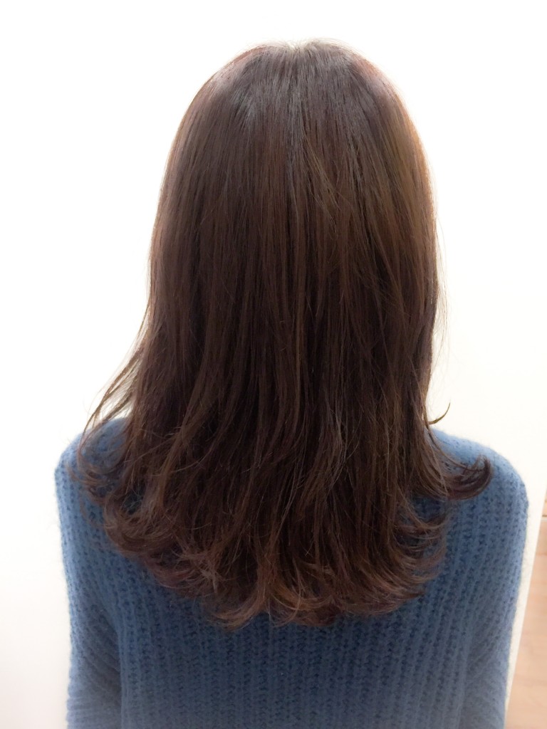 成人式に向けてイルミナカラーでヘアカラー　ラベンダーアッシュ　　｜別府市　イルミナカラー取り扱い美容室Rangali（ランガリ）