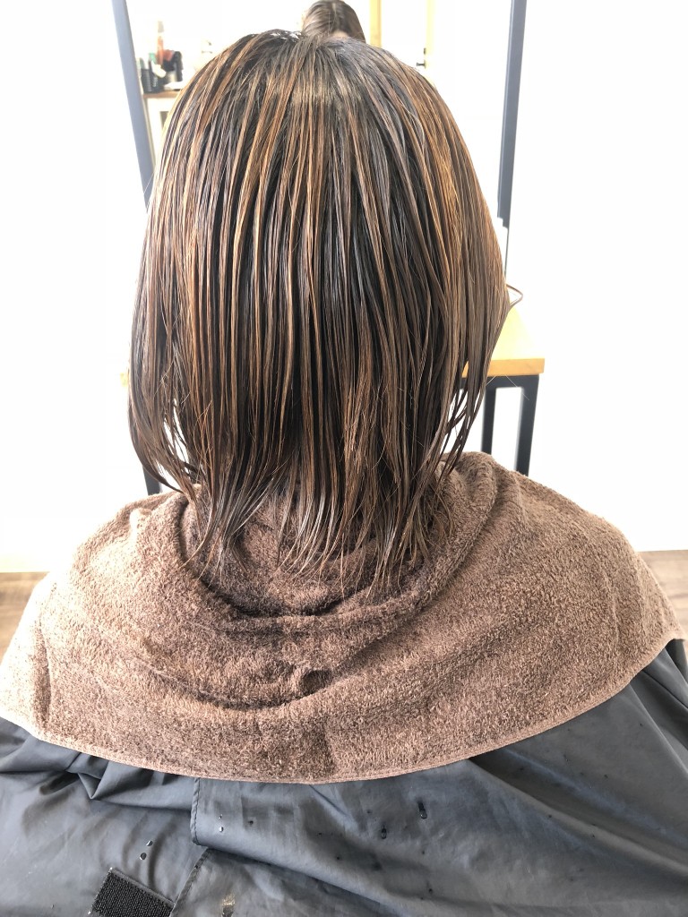 イルミナカラーで落ち着いた大人っぽいショートボブ　｜別府市　イルミナカラー取り扱い美容室Rangali（ランガリ）