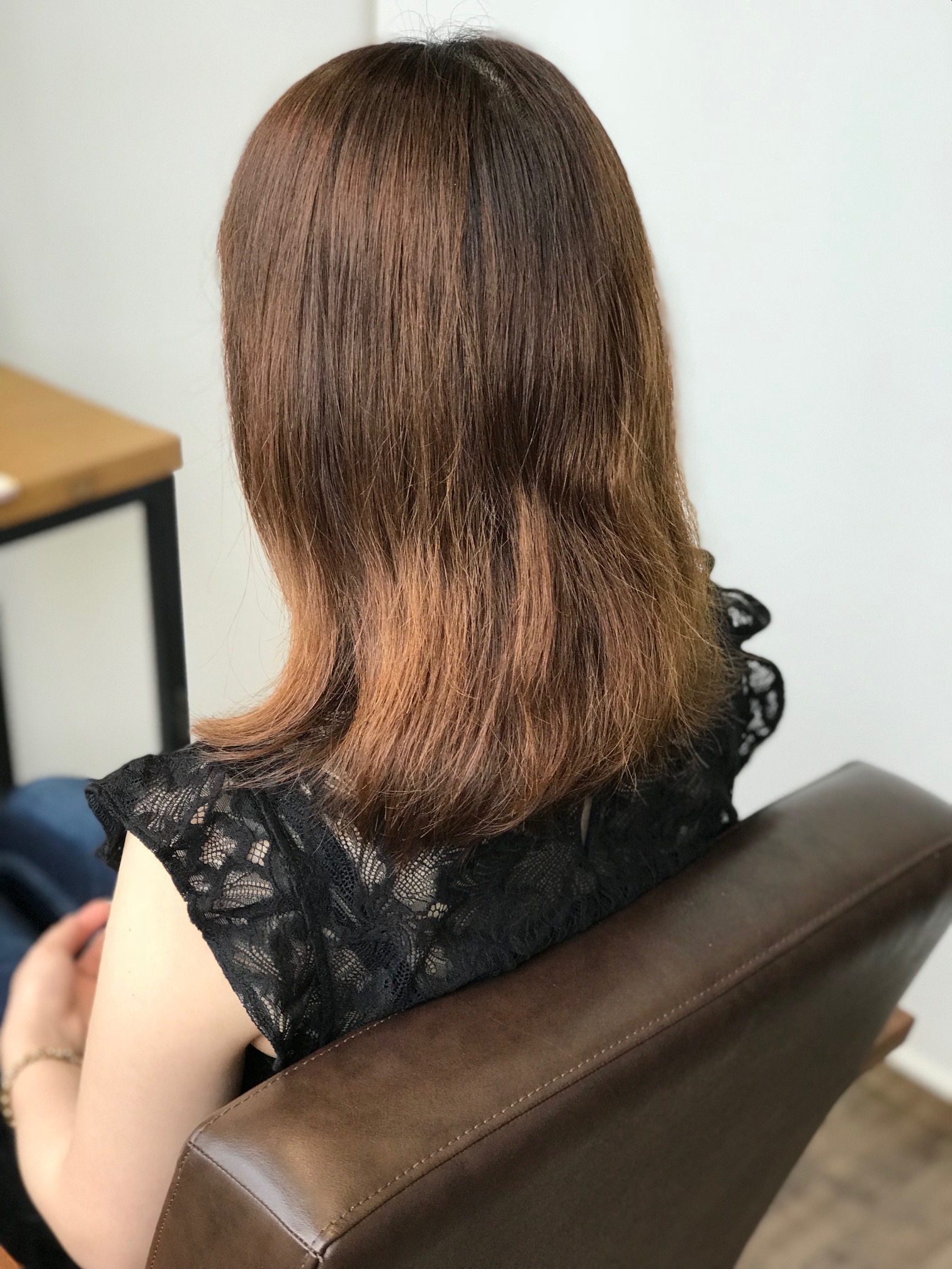 グレージュ！いい色になりました！別府市　カットカラーが人気　オッジィオット　イルミナカラー取り扱い美容室Rangali（ランガリ）