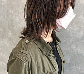 【別府 美容室Rangali】ミディアムウルフ・レイヤー#oggiotto #オッジィオット #イルミナカラー 取り扱い店